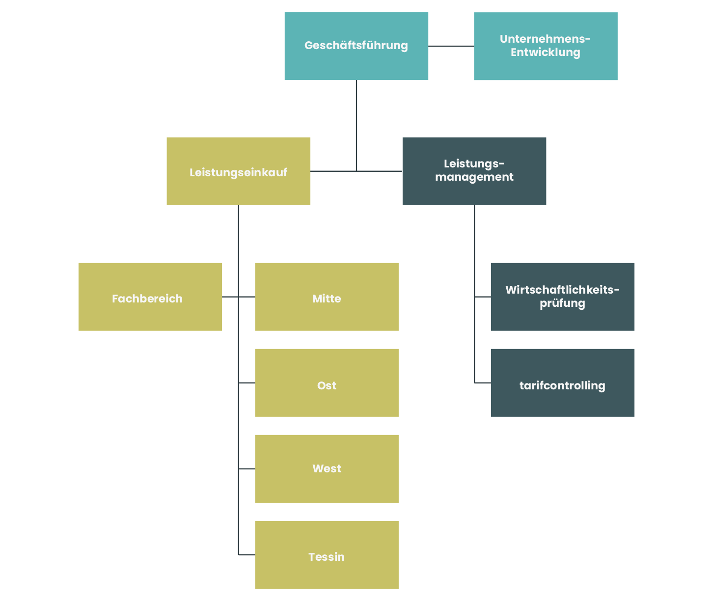 Organigramm tarifsuisse 2026 de